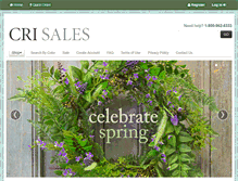 Tablet Screenshot of crisales.com